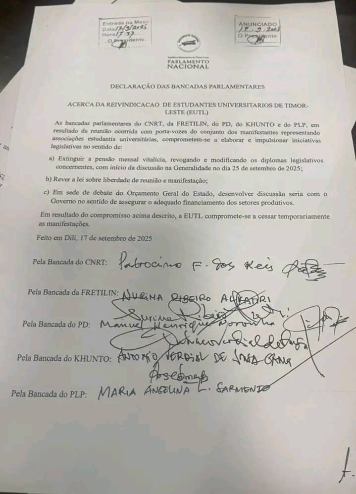 Deputadu Hakrruk Manifestasaun, Tuir Mai Konteudu Hosi Gen Z