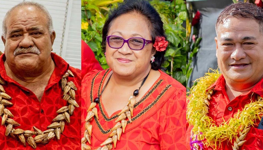 Newcomers Leilua, Seve, Vui Sione