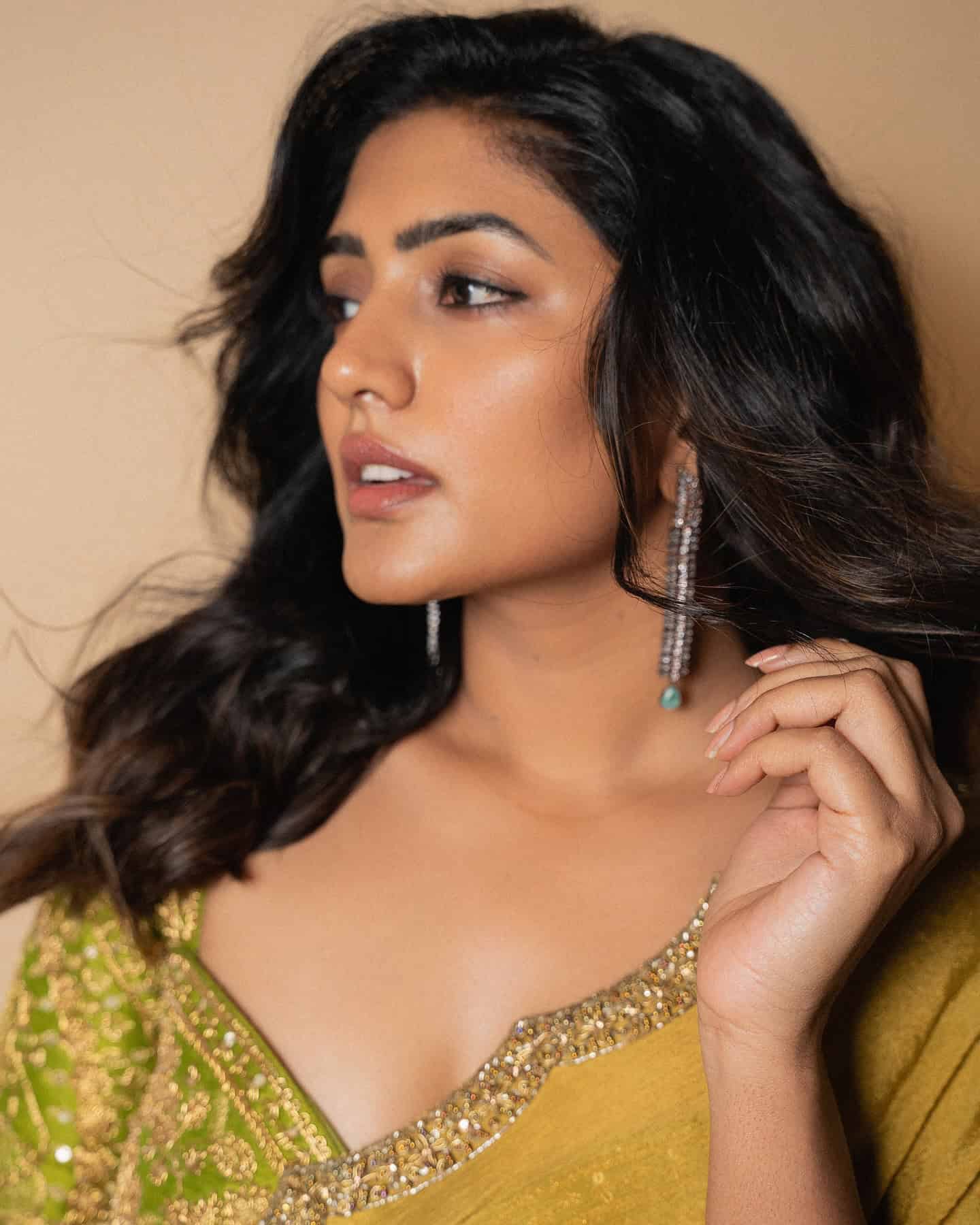 Eesha Rebba Drops Hot Festive Glamshot in Gold