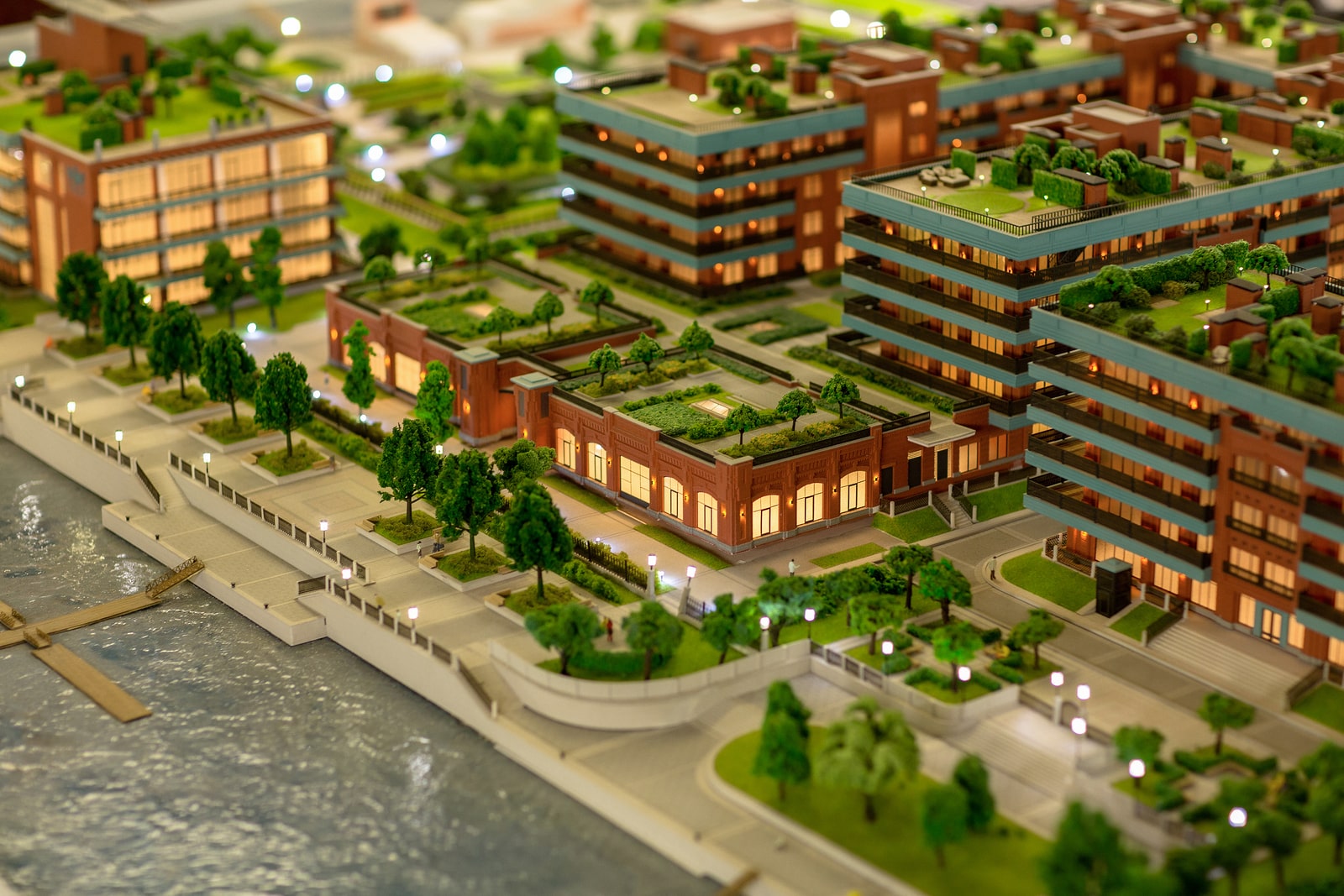 Layout Design Of New City With Many Buildings, Parks And Roof-Gardens Photo/Courtesy