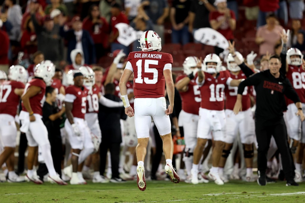 Gulbranson leads Stanford to a last-minute, 30-29 victory over San Jose State