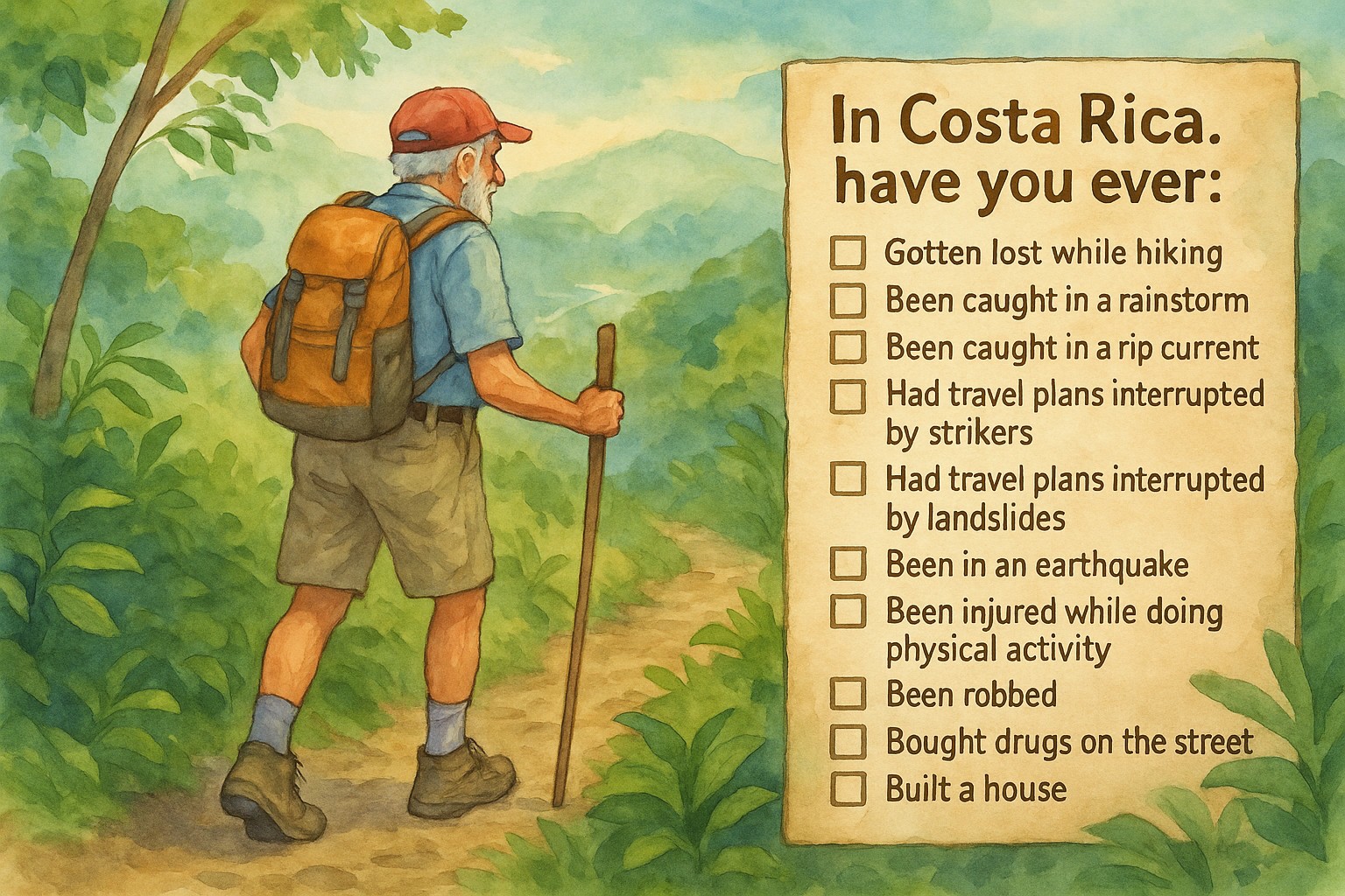 Have You Ever in Costa Rica? A Fun Checklist for Expats & Travelers