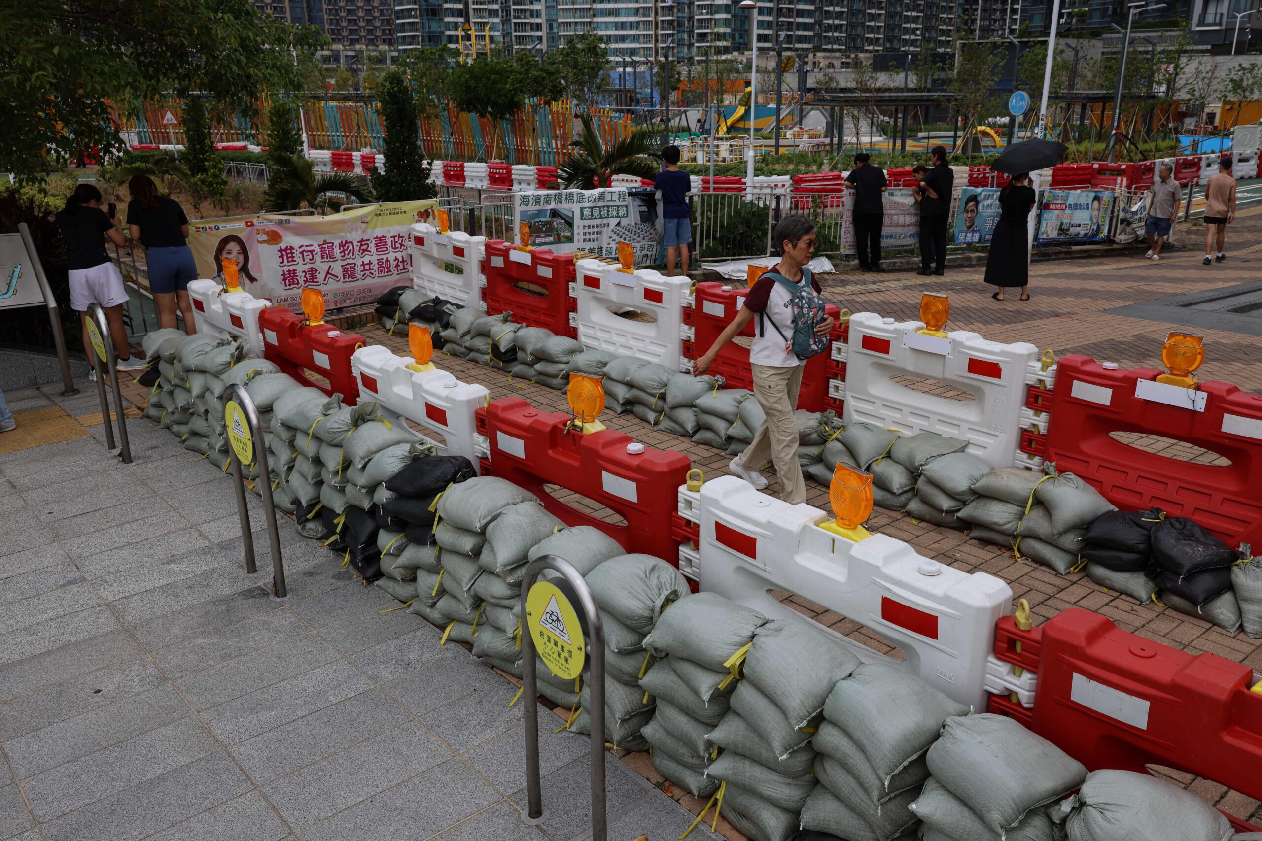 Hong Kong shuts down ahead of world’s biggest typhoon this year