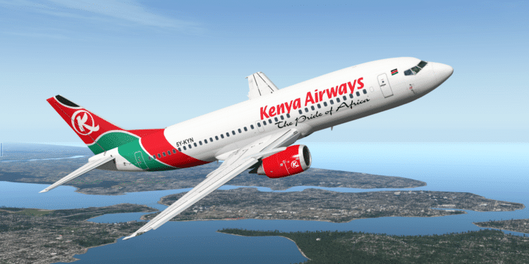 A Kq Plane. Photo/Kenya Airways