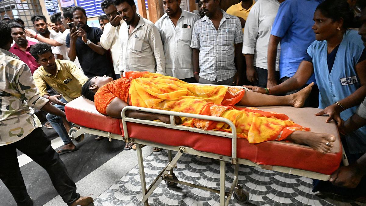 In Pictures: Stampede at actor Vijay’s TVK rally in Karur