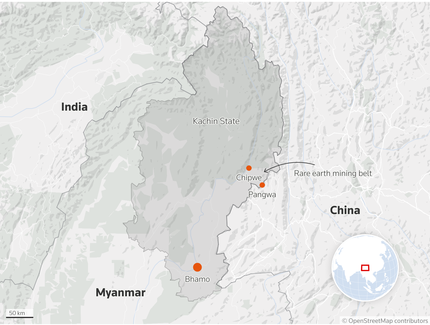 India explores rare-earth deal with Kachin Independence Army after Chinese curbs