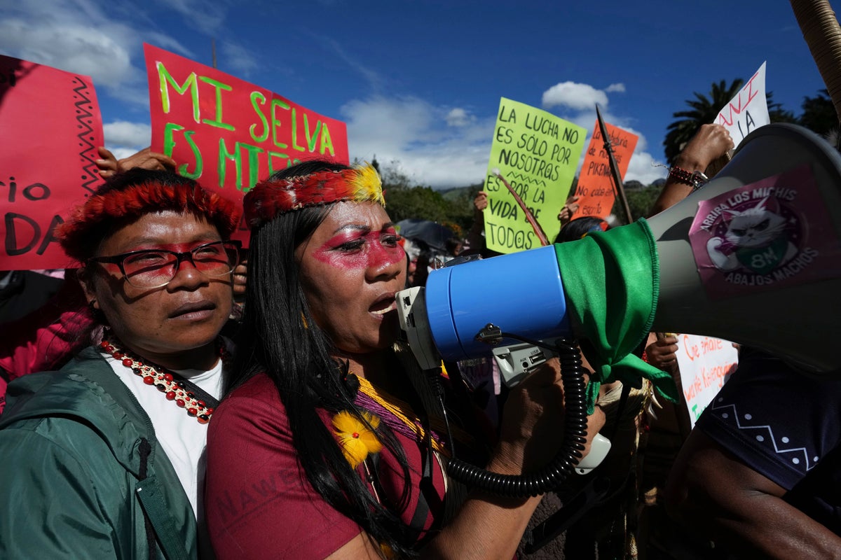 Indigenous groups criticize Ecuador’s $47 billion oil expansion plan in Amazon