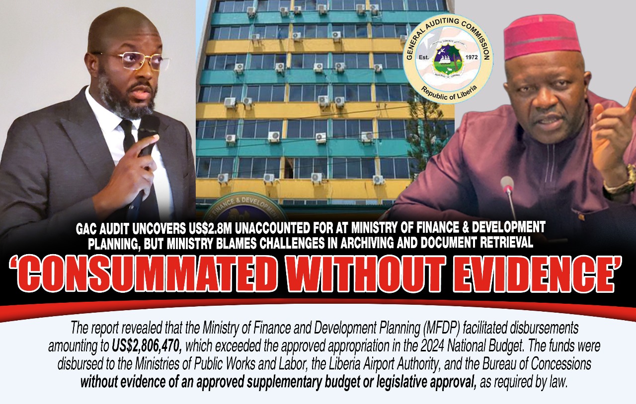 Liberia: GAC Flags US$2.8M Unaccounted for at Finance Ministry; MFDP Cites Archiving, Retrieval Challenges