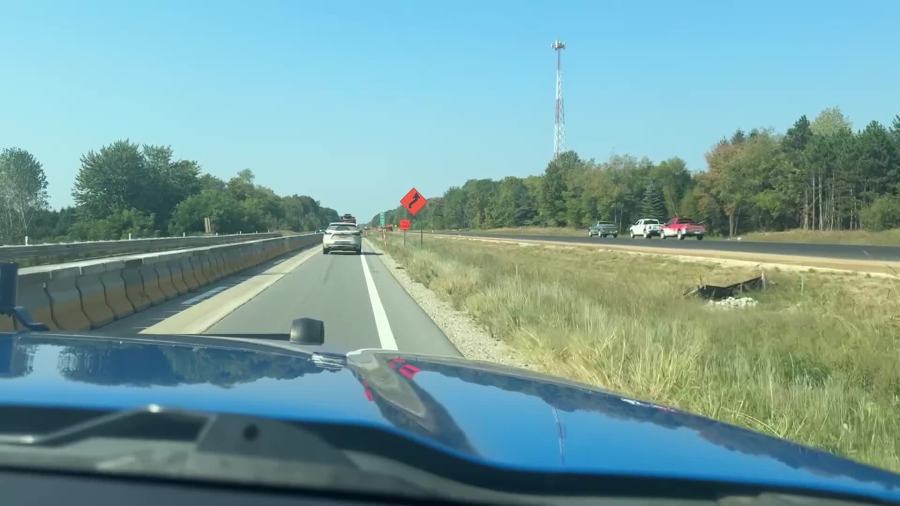 MSP works to prevent crashes in I-96 construction zone