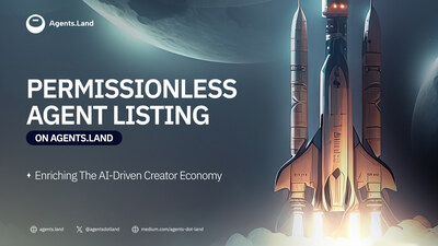 Permissionless Agent Listing on Agents.Land: Enriching The AI-driven Creator Economy