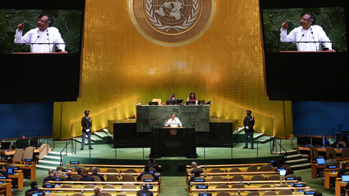 Petro calls on UN to create "powerful army" to liberate Palestine