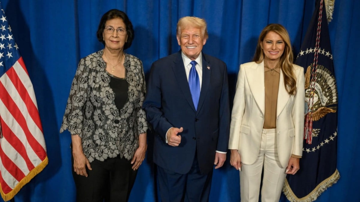 President Simons ontmoet Amerikaans presidentspaar tijdens VN-diner