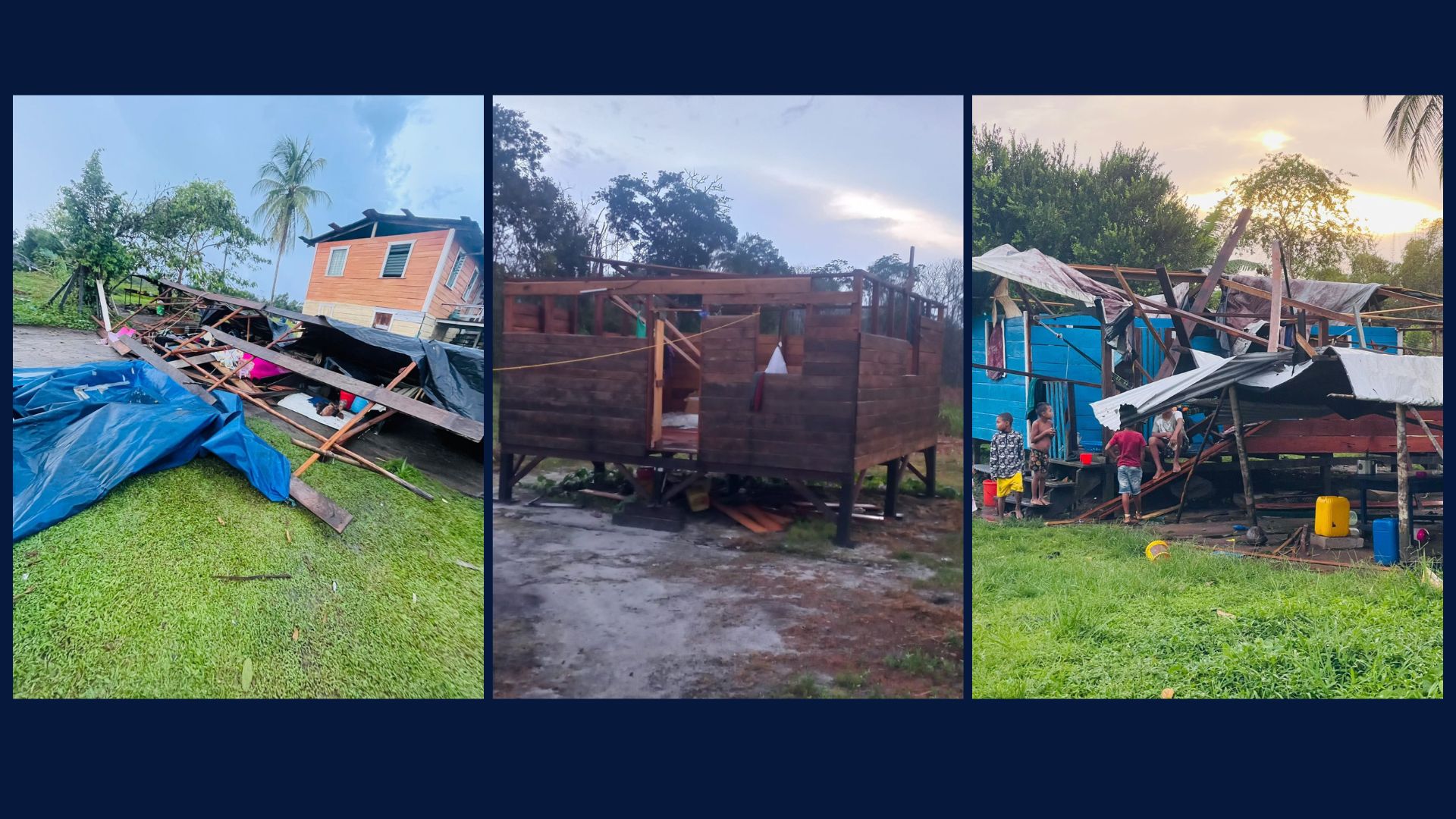 Relief efforts underway for storm affected residents of Kako Village