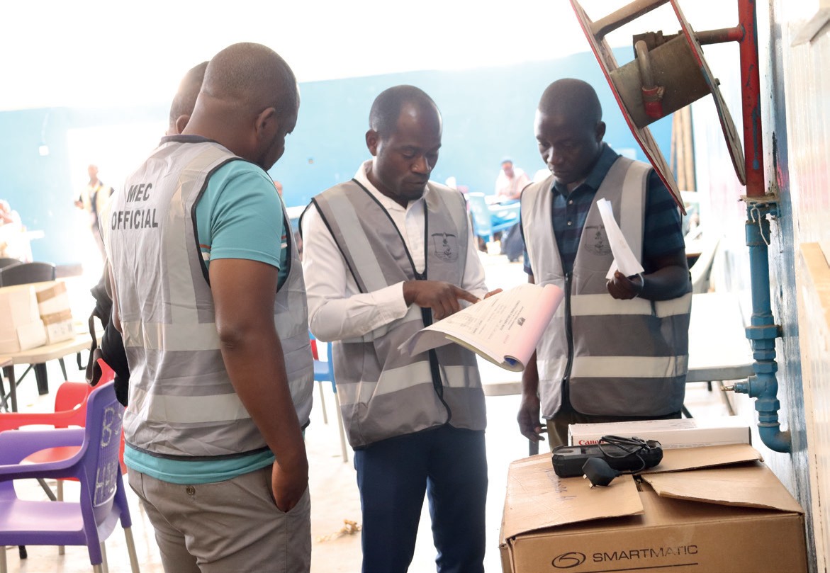 Results trickle in at district tally centres