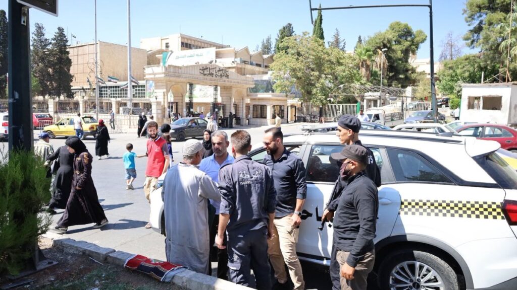 The launch of the second phase of the anti-begging campaign in Aleppo, northern Syria – September 8, 2025 (Aleppo Governorate/Facebook)