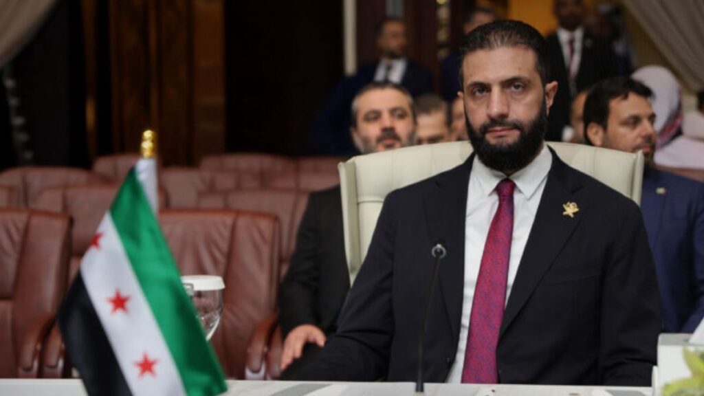 Syrian President Ahmad al-Sharaa attending the Islamic summit in Doha – September 15, 2025 (SANA)