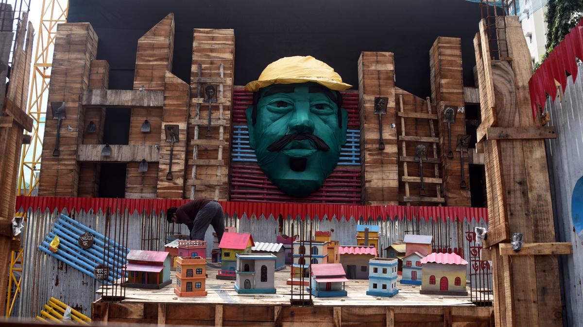 This year, Kolkata’s pandals put the spotlight on ‘Bengali pride’