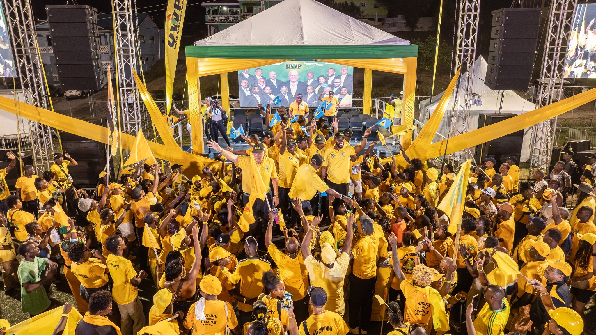 UWP previews seven-point “manifesto” at Micoud rally