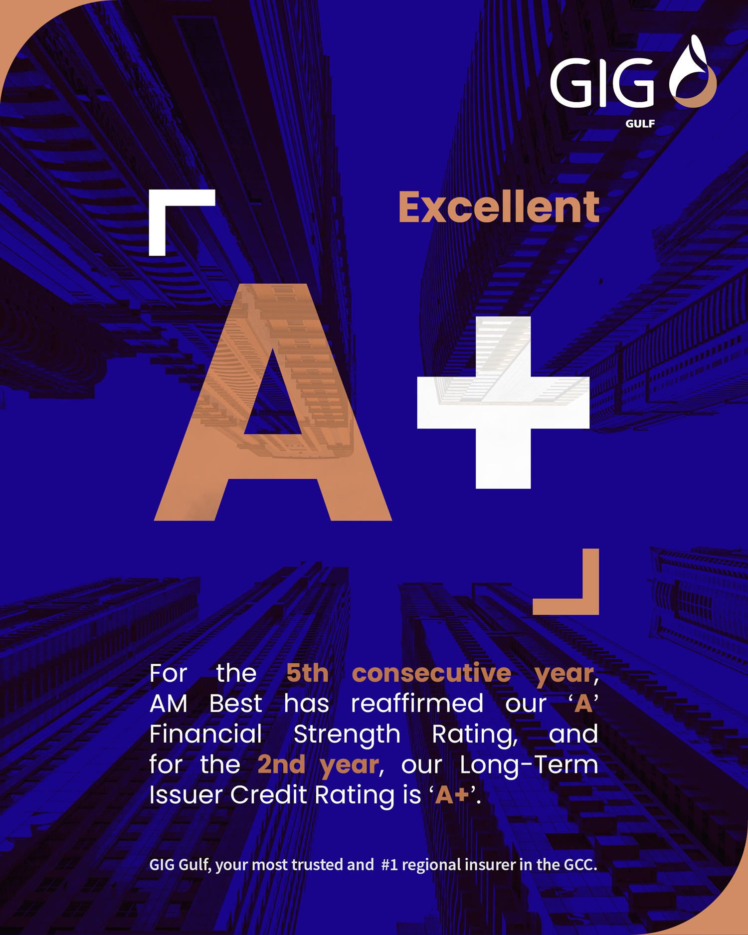AM Best Affirms GIG Gulf’s Financial Strength Rating of “A (Excellent)” for the Fifth Consecutive Year