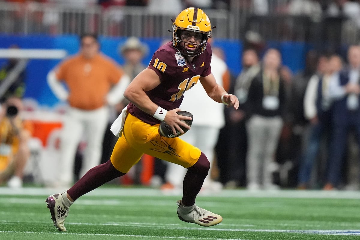 Arizona State quarterback Sam Leavitt doubtful to play against Utah Utes