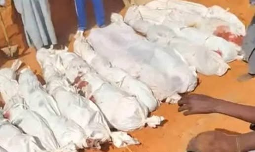 جثامبن ضحاياالقصف ىالجوي للكومة بشمال دارفور