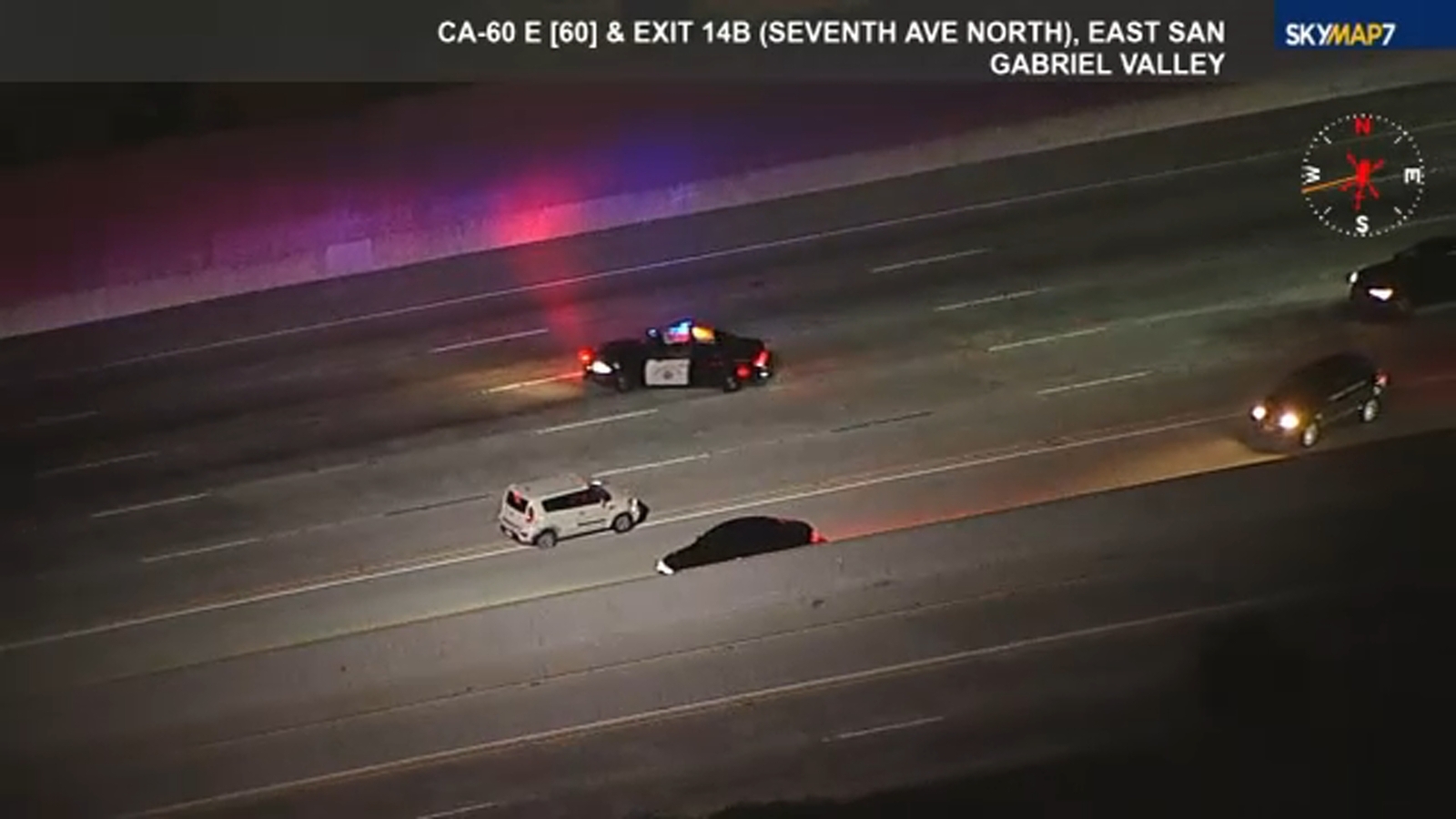 Attempted murder suspect leads officers on high-speed chase in San Gabriel Valley