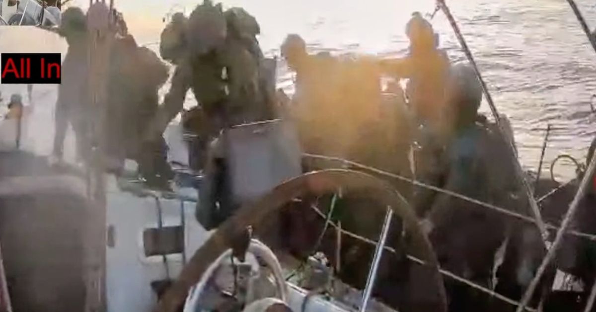 Australian activists detained after Israeli navy intercepts Gaza flotilla