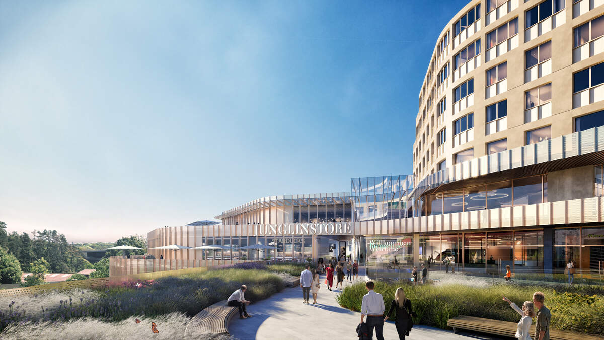 The new Avenue shopping and leisure centre is set to put Junglinster at the top of the shopping map.