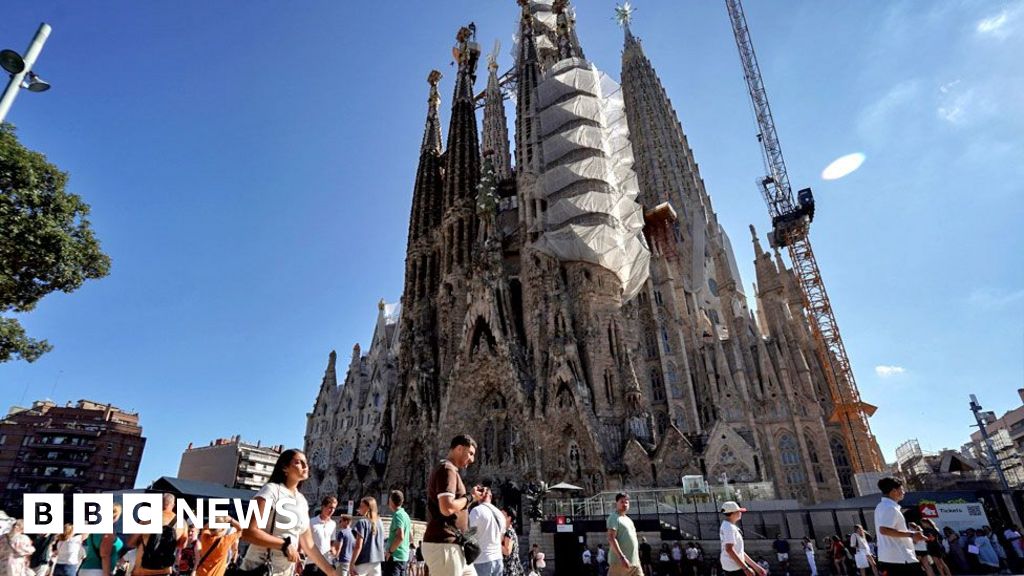 Barcelona's Sagrada Familia basilica becomes world's tallest church