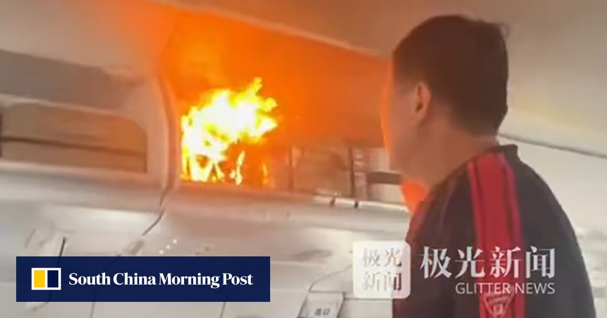 Battery fire aboard Air China flight to South Korea forces emergency landing