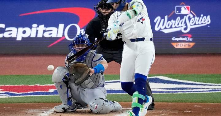 Bichette available off the bench for Game 2