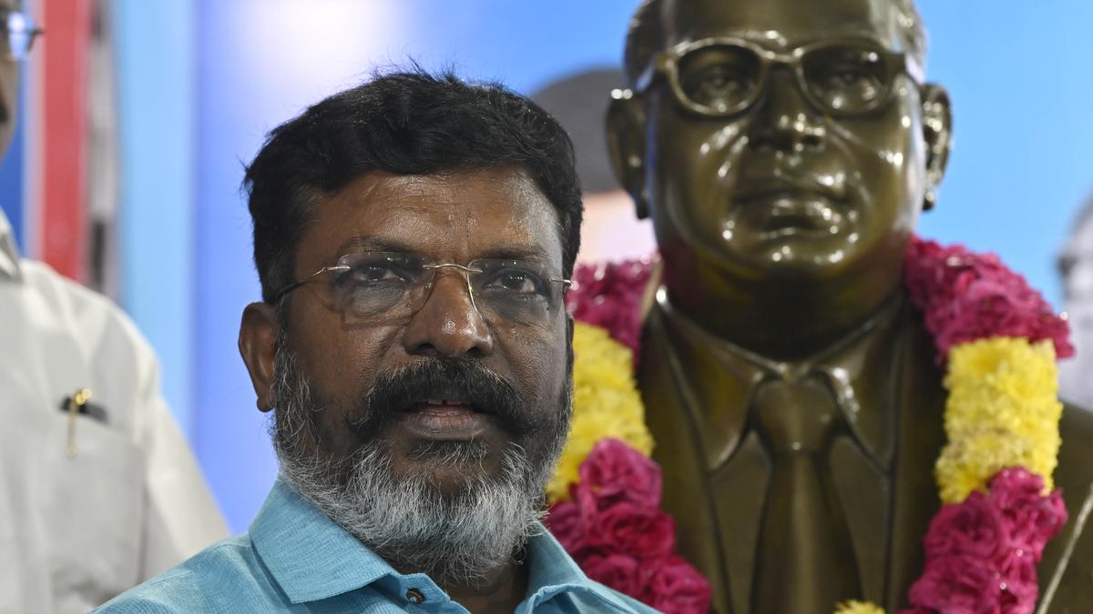 Book ‘Sanatana Sanghi’ lawyer for ‘attack’ on CJI: Thirumavalavan