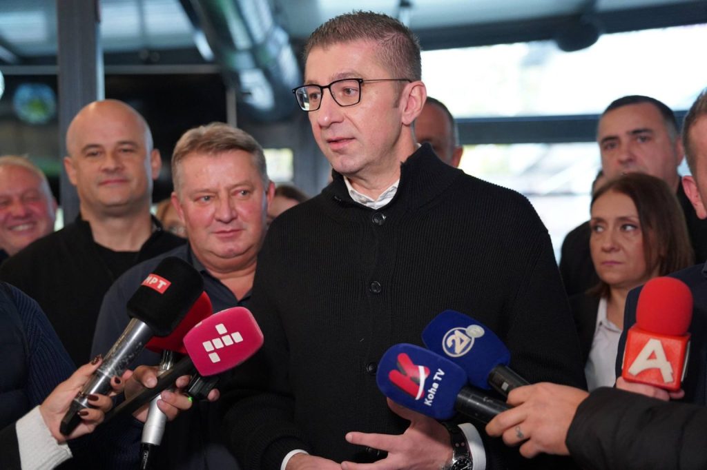 Brvenica: Mickoski strongly condemns nationalist comments from VLEN mayoral candidate