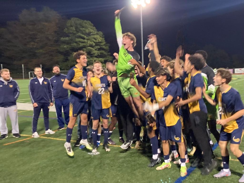 Catonsville boys soccer rallies for 2OT Baltimore County championship victory over Hereford