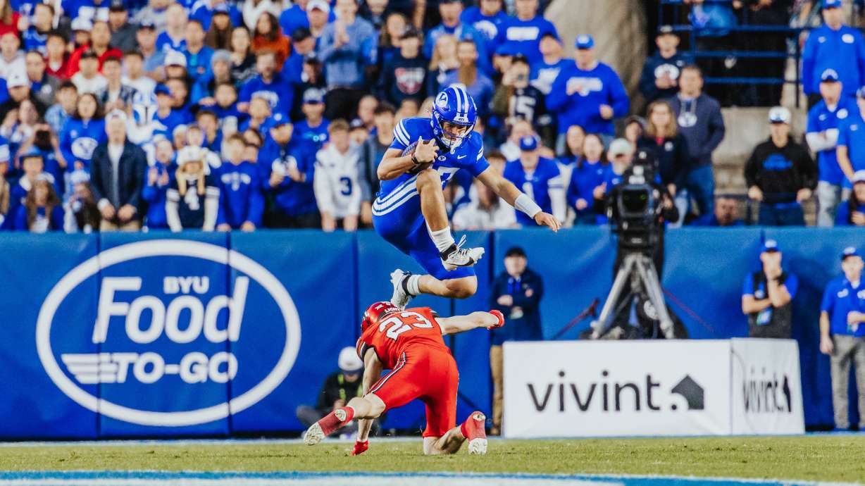Centaur leap: Bachmeier carries No. 15 BYU to 7-0 start with win over No. 23 Utah