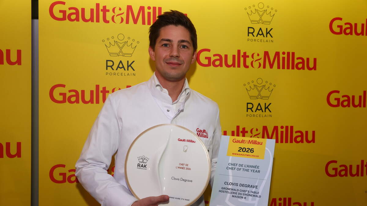 Clovis Degrave has been named Luxembourg’s chef of the year in the latest Gault&Millau guide