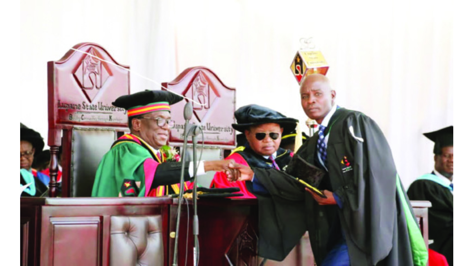 Dance, delight as 1 558 graduate at LSU