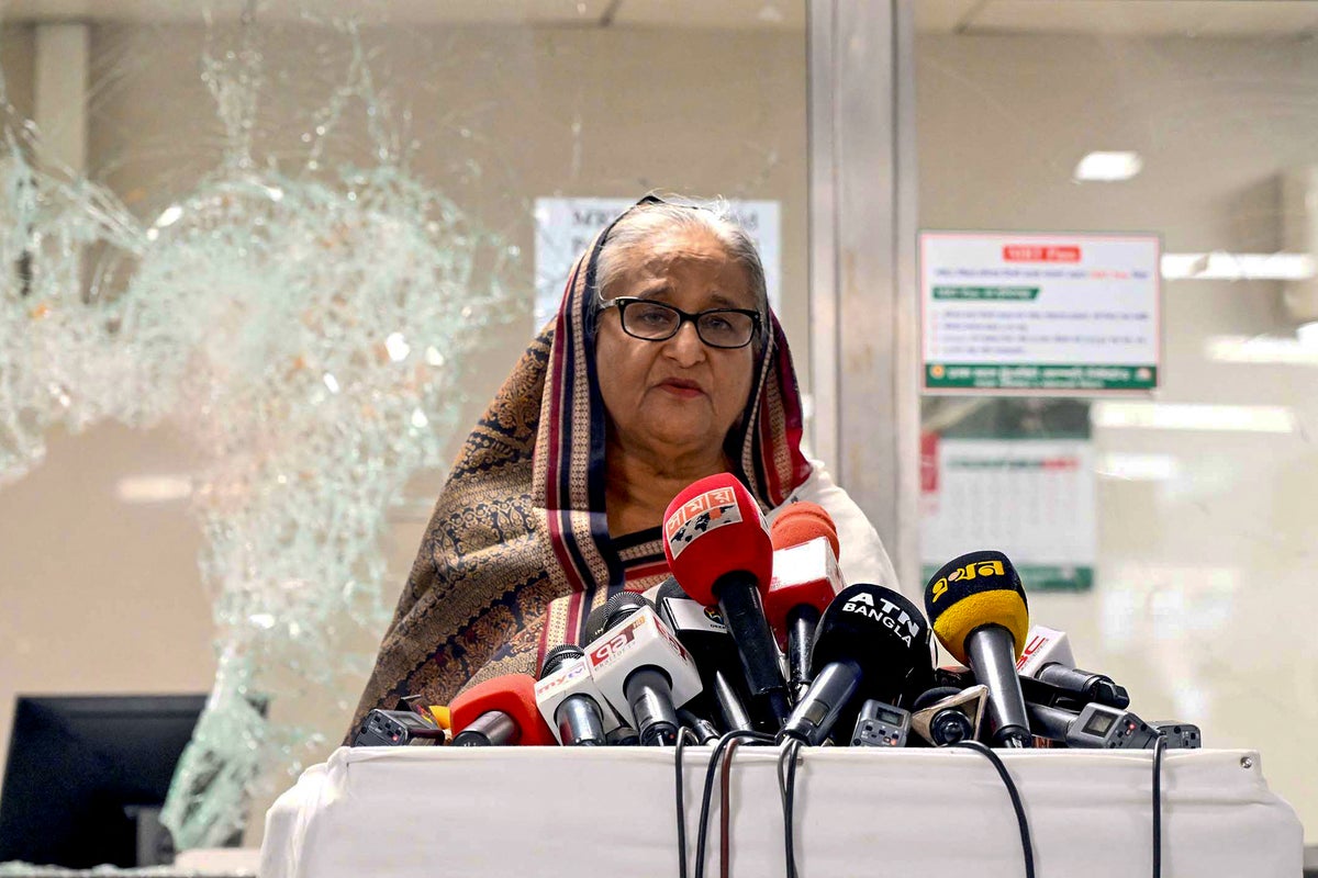 Defiant ousted Bangladesh leader Sheikh Hasina refuses to apologise for protester deaths