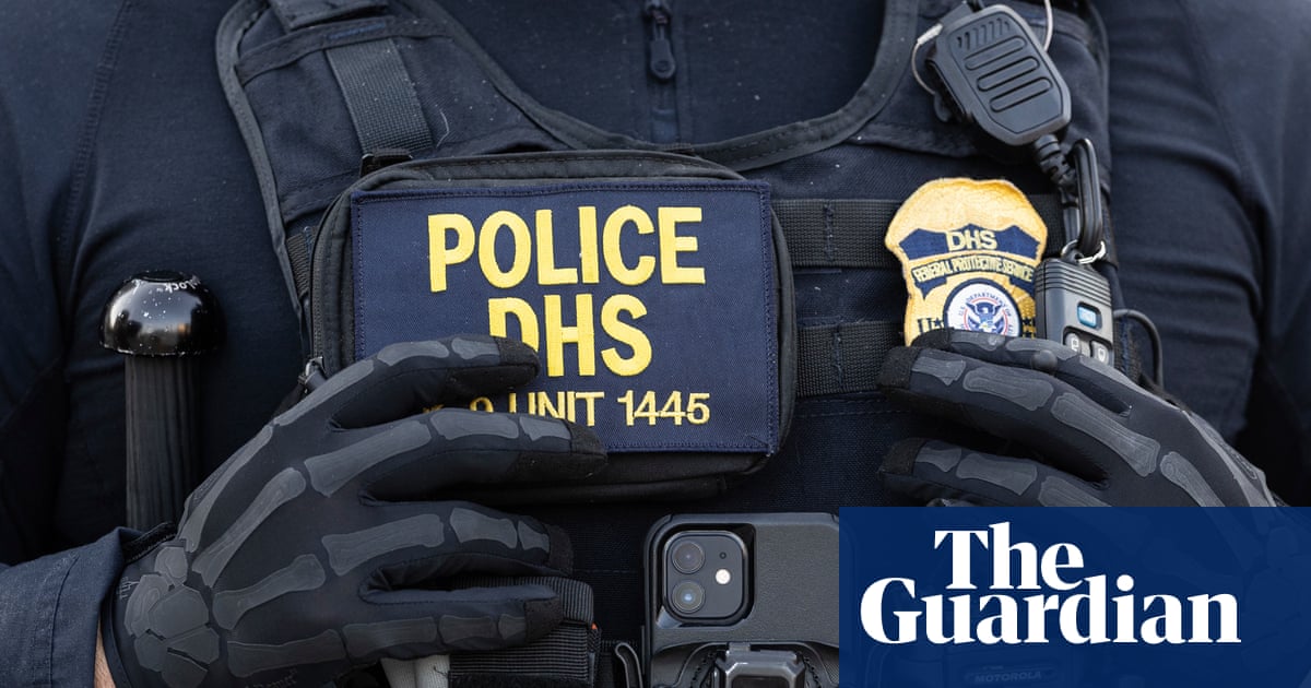 Deputy US marshal and man shot during Ice operation in Los Angeles | US news