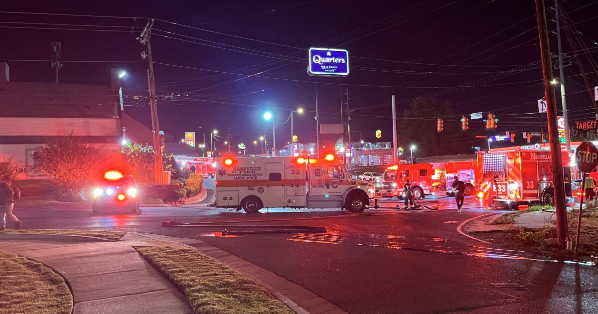 Fire crews respond to blaze at Quarters Inn and Suites on Bell Road