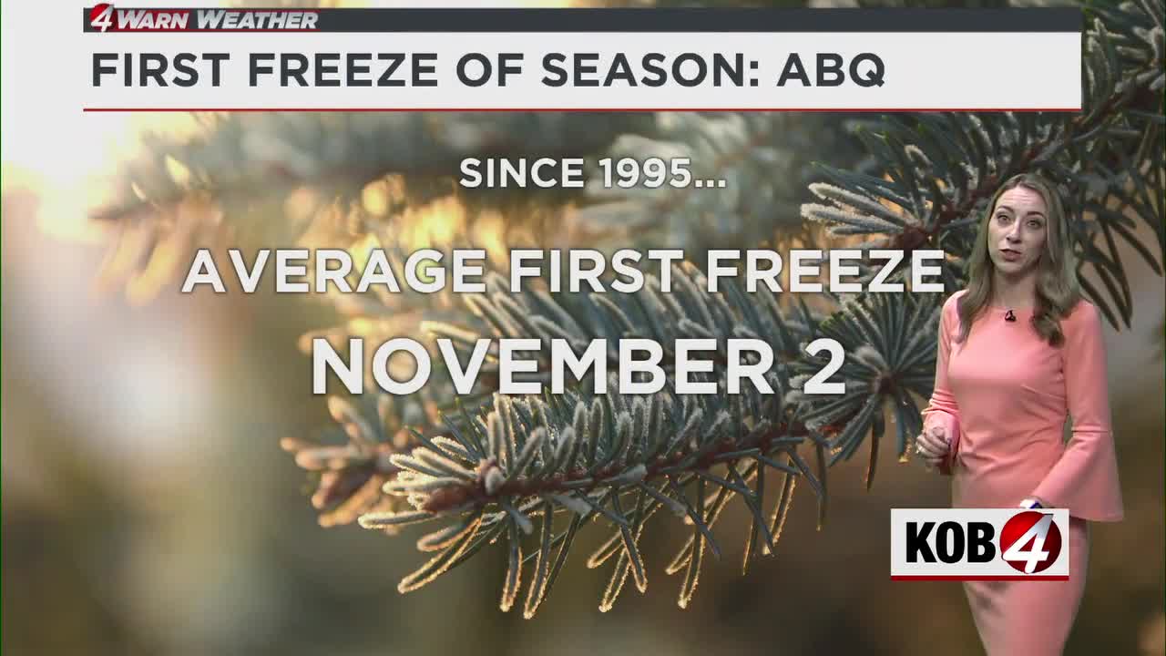 First Freeze Watch of fall 2025 issued for Albuquerque metro