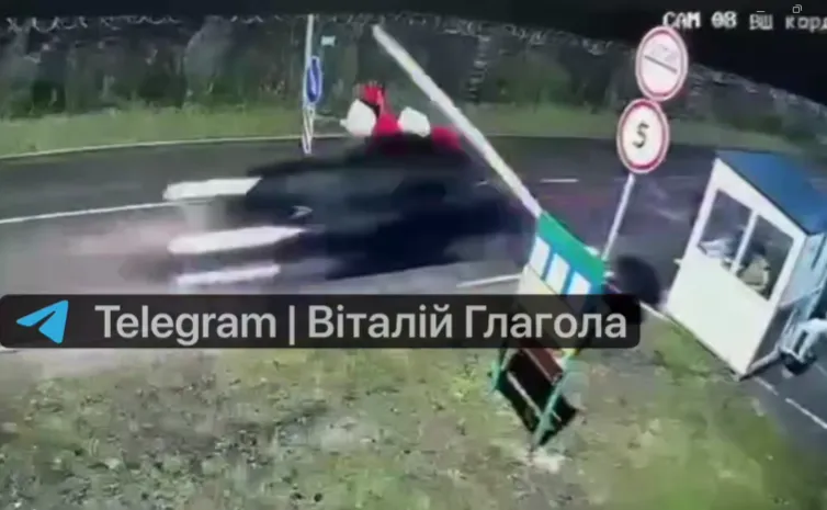 Former Hungarian politician broke through the border barrier