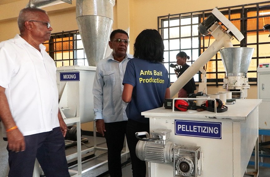 Guyana launches ant bait facility to help farmers tackle Akushi infestations