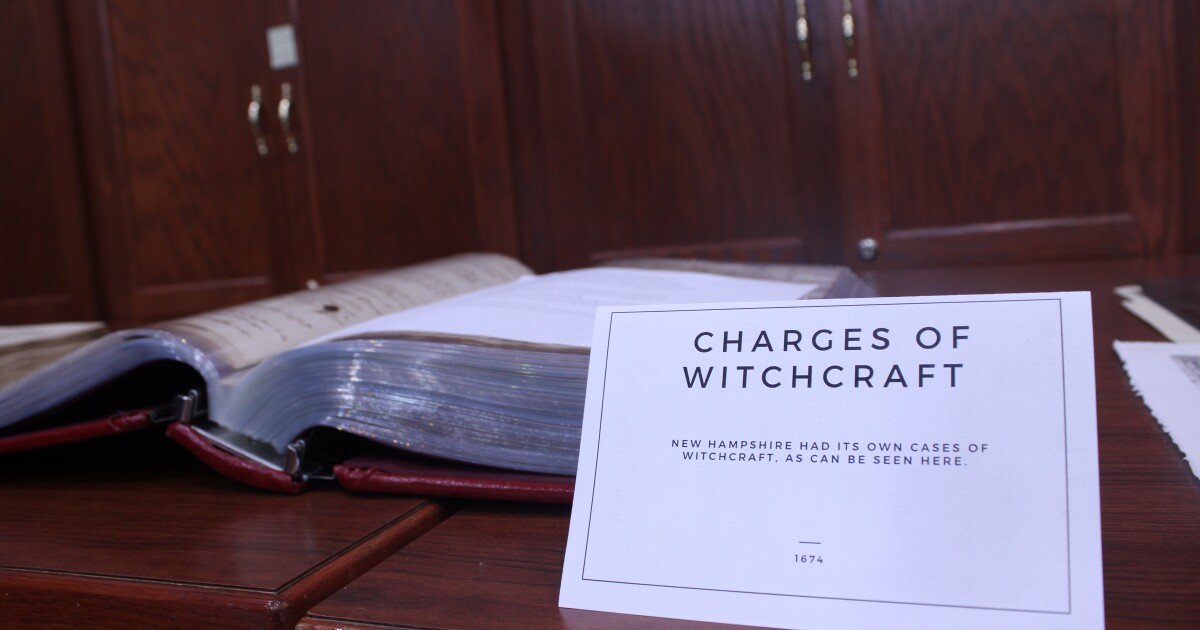 Haunted history: NH witch trial records on display at state archives