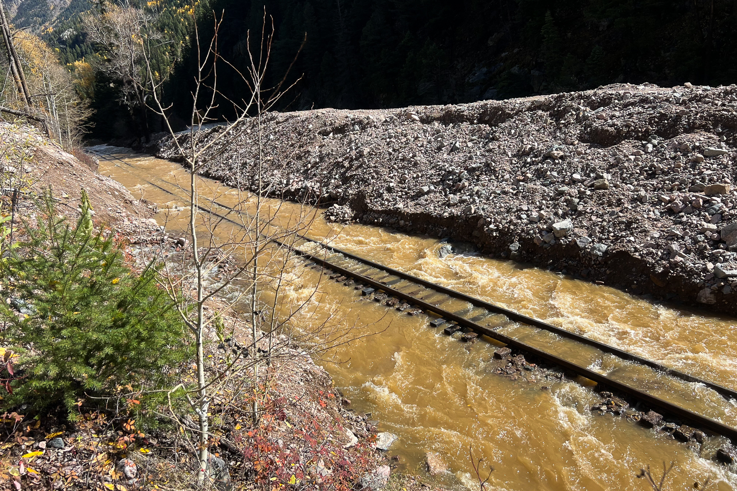 Heavy rain, flooding close tourist trains through Southwestern Colorado