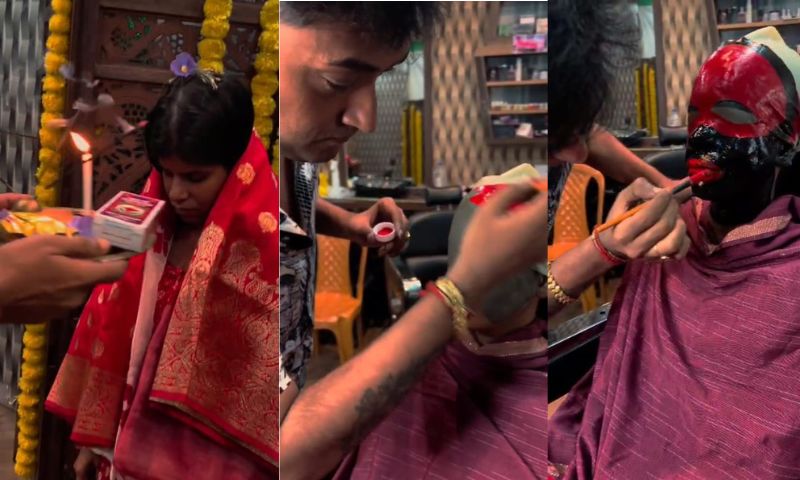 Human portrayal of Maa Tripureshwari in pre-Diwali music video draws praise