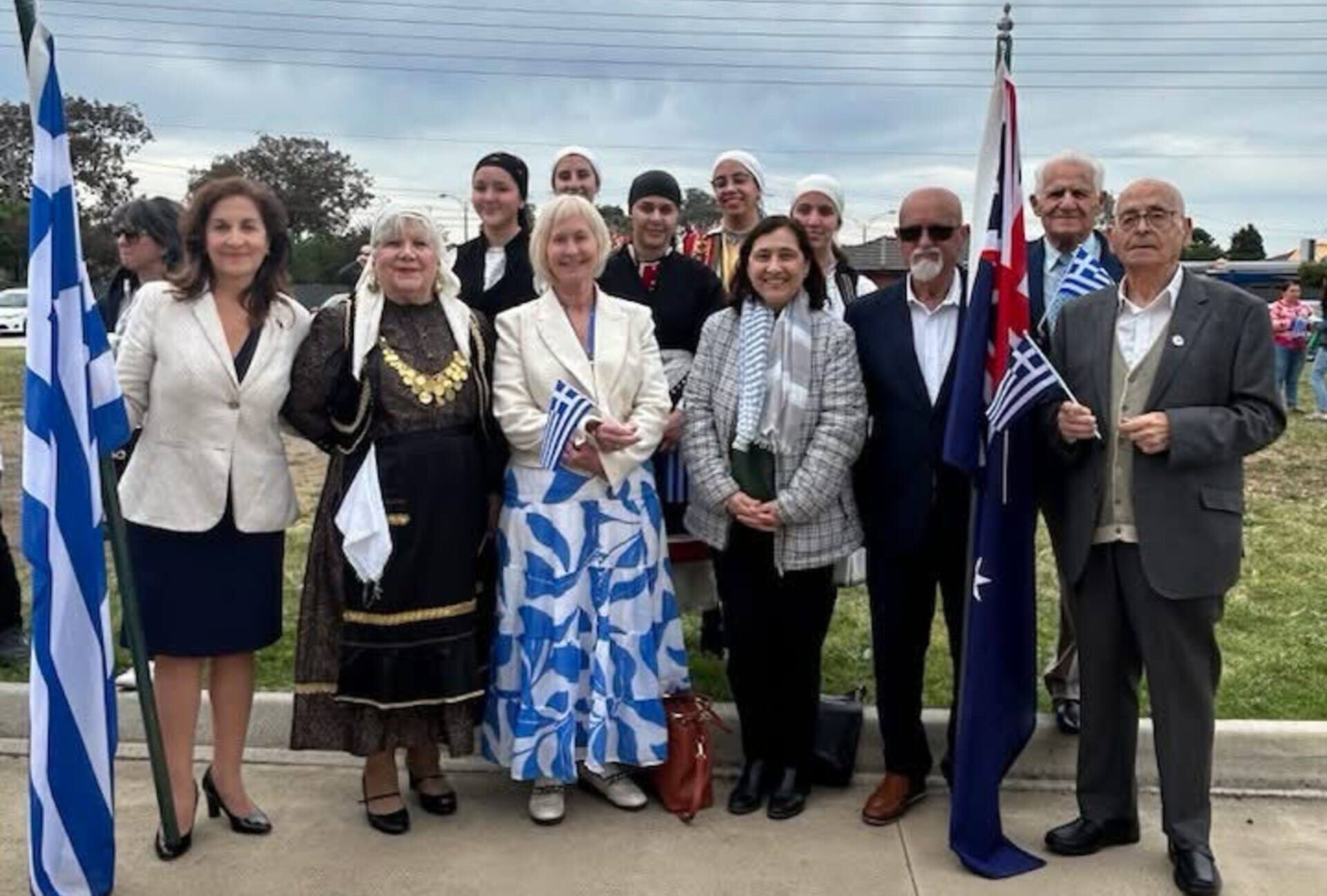 Hundreds gather for Aetolian College's annual Flag Festival