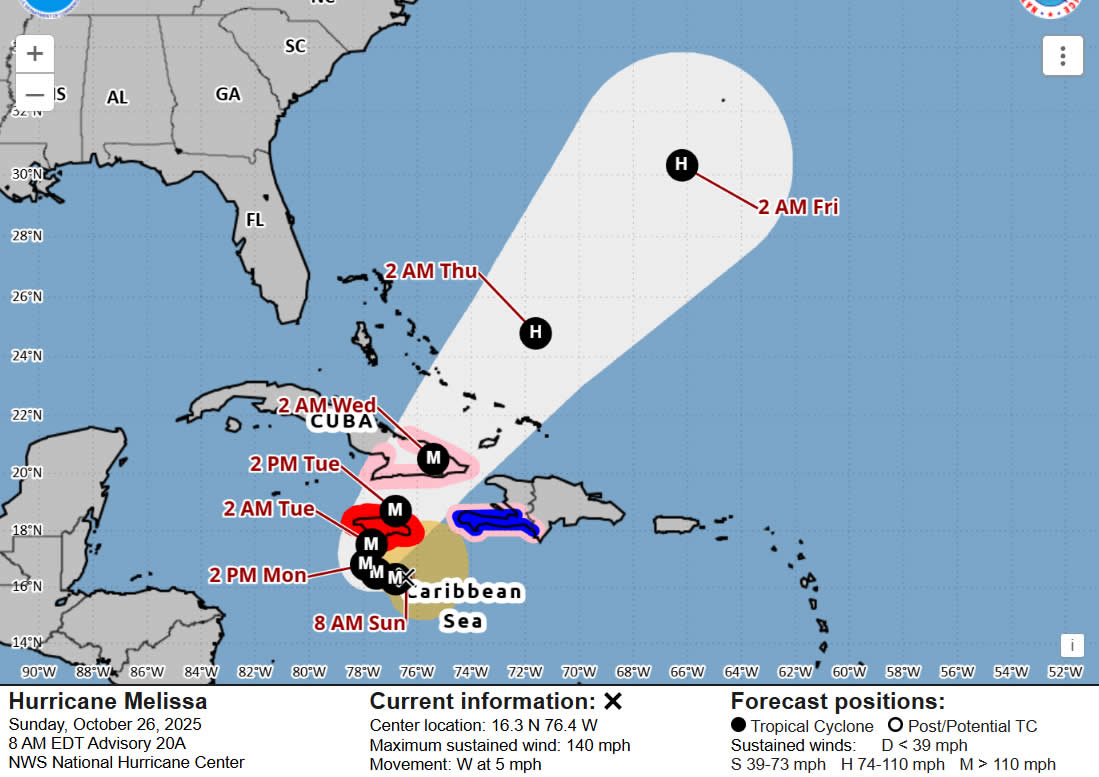 Hurricane Melissa reaches category 4 strength, threatening catastrophic impacts
