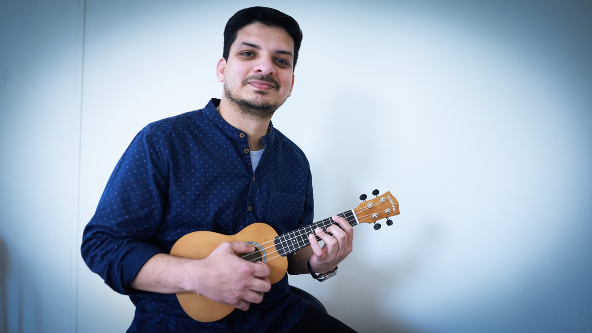 Gopi Radhakrishnan has music in his blood: he trained as a singer in the classical Carnatic tradition for more than a decade.