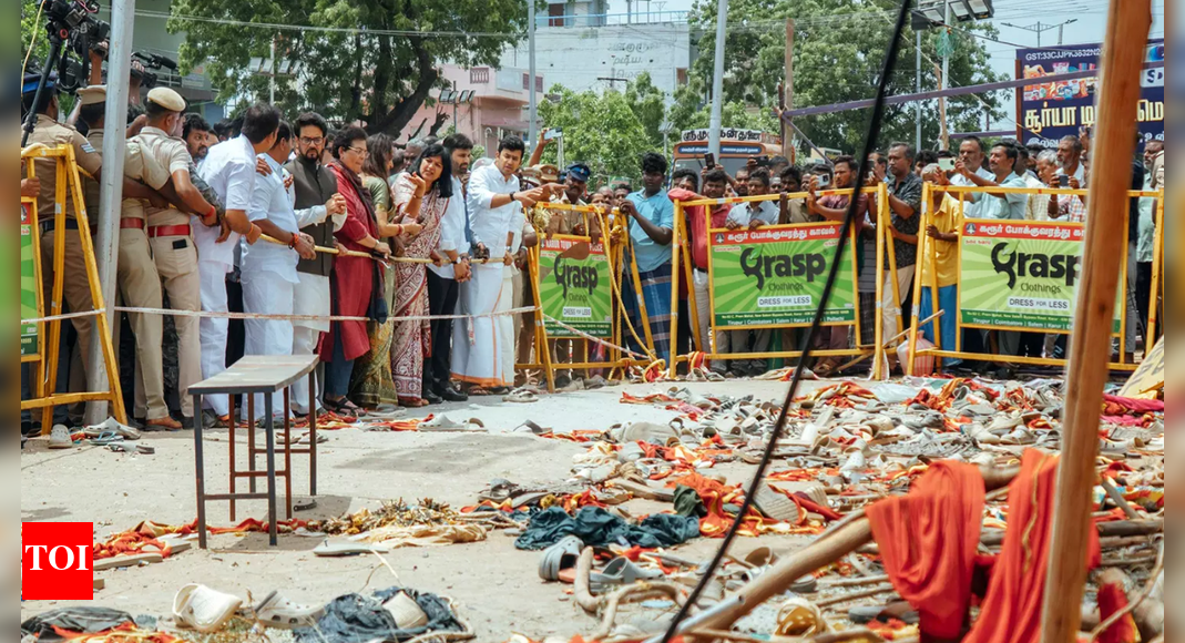 Karur stampede: TVK functionaries Madhiyazhagan, Pownraj granted bail; among 3 named as prime suspects | India News